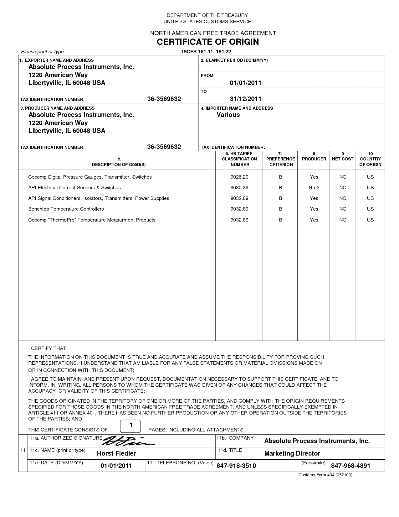 41 Free Certificate Of Origin Templates In Word Excel PDF