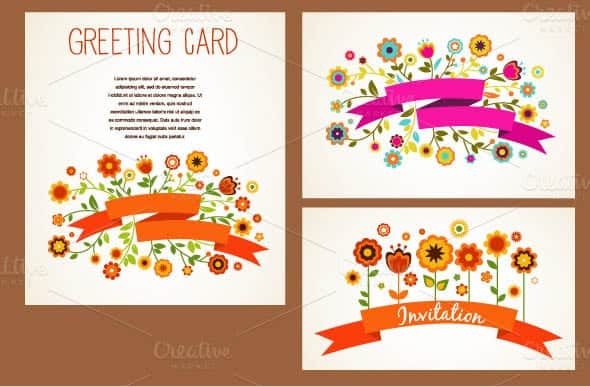 Greeting Card Template 5941