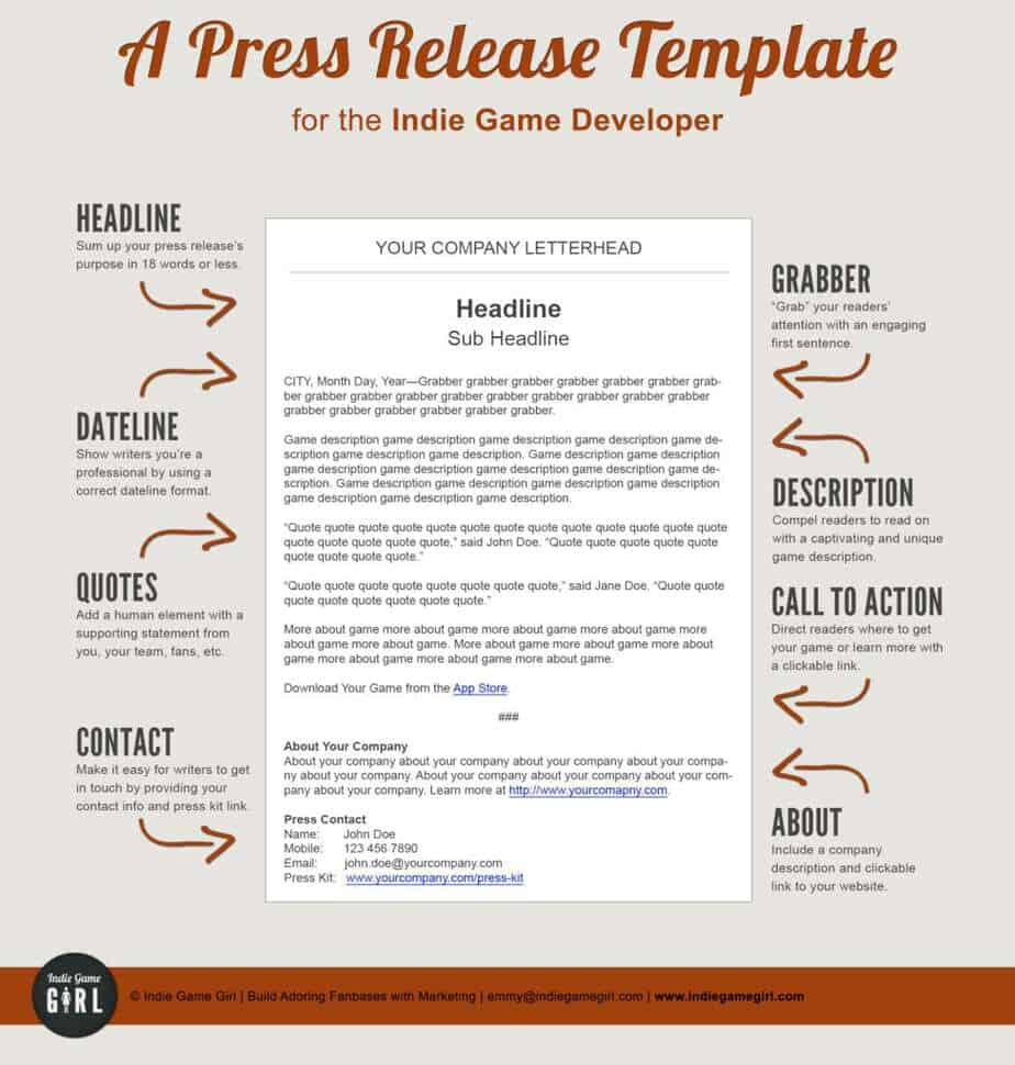 Free Free Press Release Templates Word Excel Formats