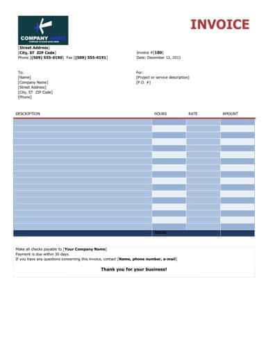 service invoice template 49641