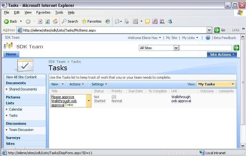 task list example 22.641