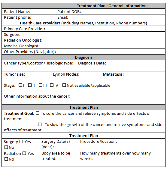 38 Free Treatment Plan Templates In Word Excel PDF