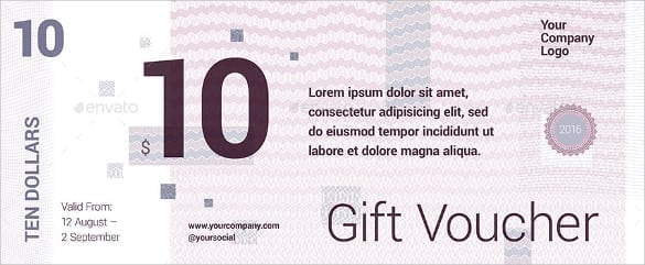 voucher template 49741