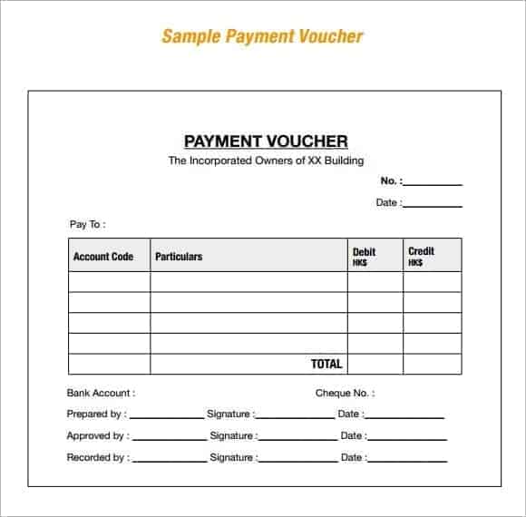 voucher template 5741