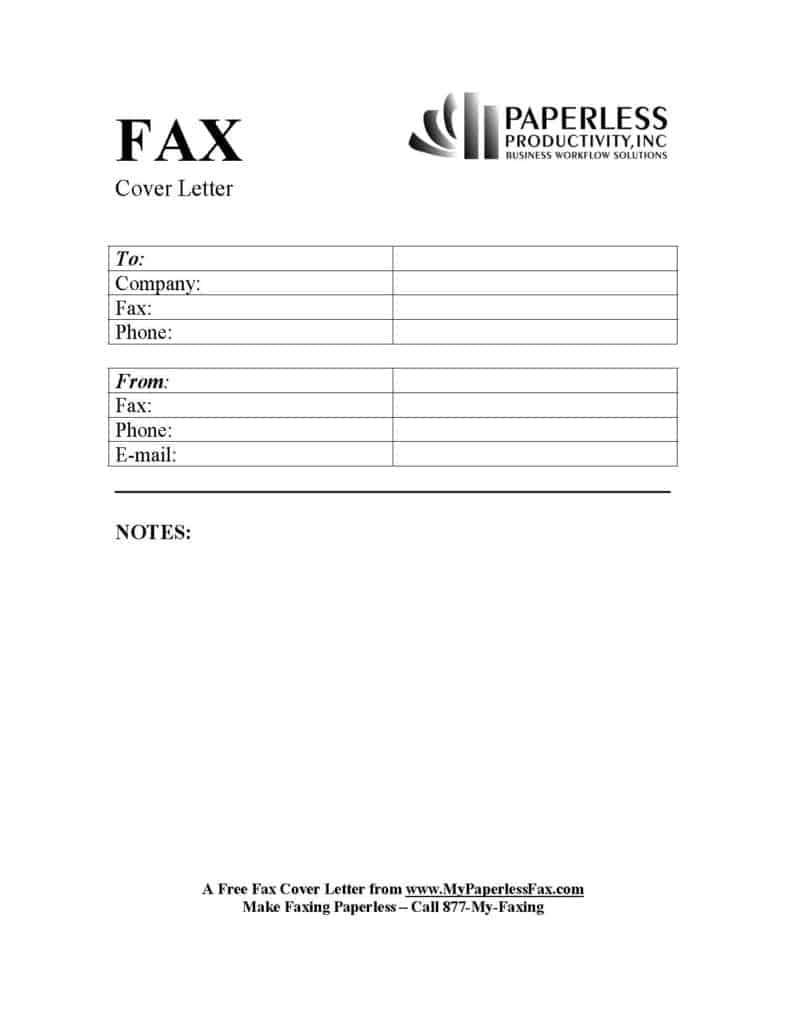 Fax Cover Sheet sample 2941