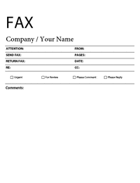 Fax Cover Sheet sample 594