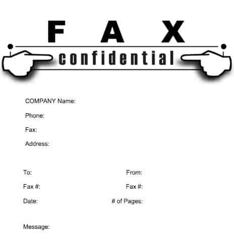 Fax Cover Sheet sample 9.461