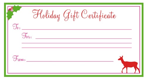 gift certificate template word free download