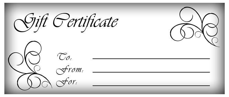 Free Gift Certificate sample 13.41