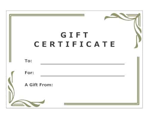 Free Gift Certificate sample 26.9641