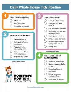 House Cleaning List Template 49741