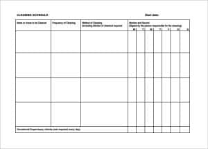 37+ Free House Cleaning List Templates in Word Excel PDF