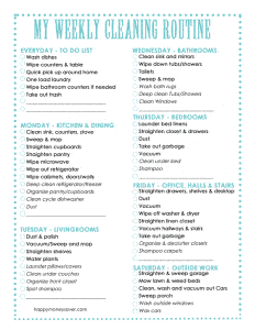 37+ Free House Cleaning List Templates in Word Excel PDF