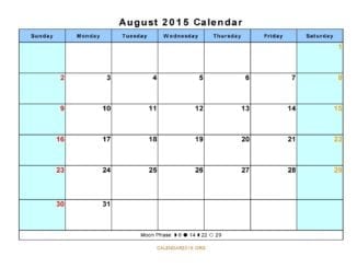 21+ Free Monthly Calendar Template - Word Excel Formats