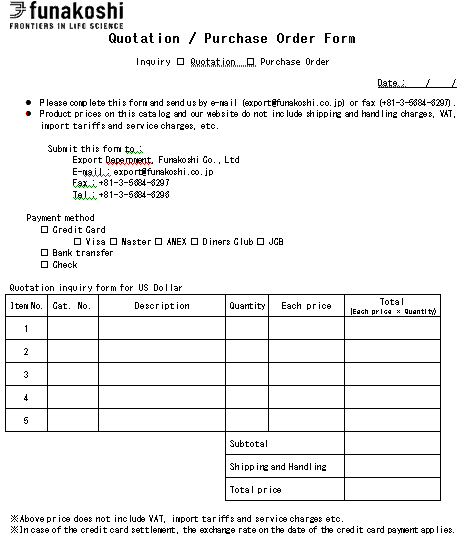 Purchase Order Templates 196461