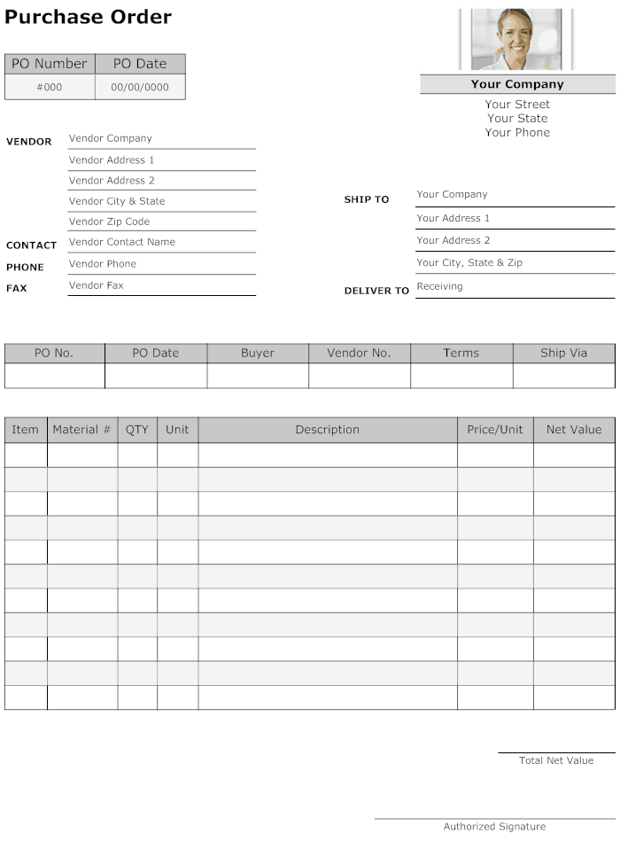 Purchase Order sample 33