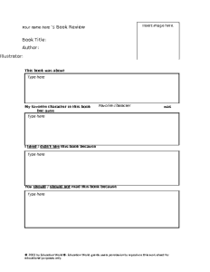 21+ Free 37+ Free Book Report Templates - Word Excel Formats