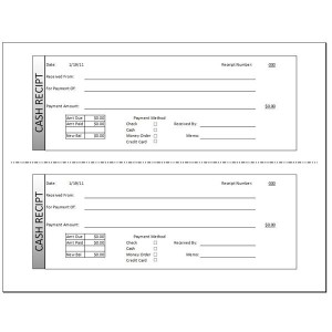 44+ Free Cash Receipt Templates in Word Excel PDF