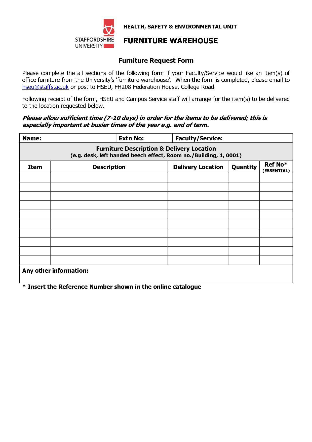 Free Printable Donation Form