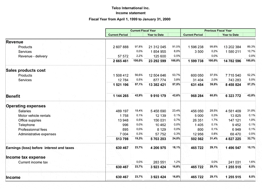 21 Free Financial Report Template Word Excel Formats