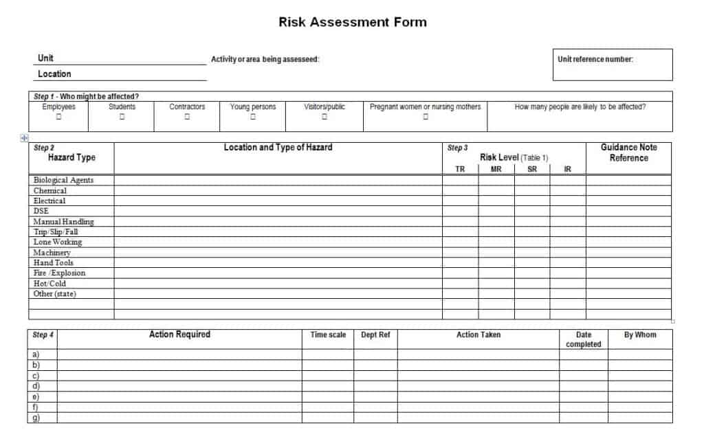 44+ Free Assessment Templates in Word Excel PDF Brochure