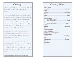 21+ Free Funeral Program Templates - Word Excel Formats