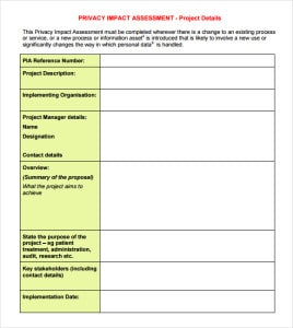 44+ Free Impact Assessment Templates in Word Excel PDF Formats