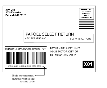 mailing label sample 10.461