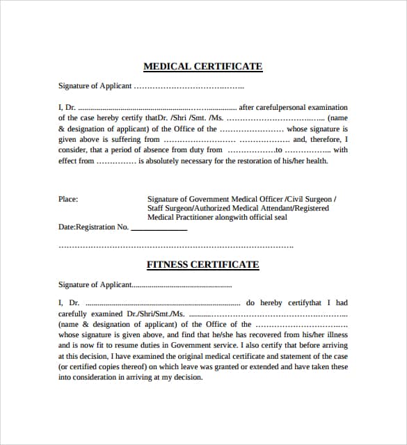 medical certificate for assignment extension