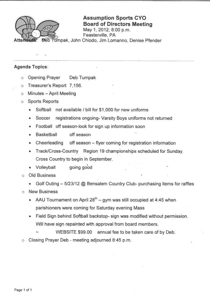 21 Free Meeting Minutes Template Word Excel Formats