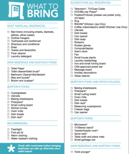 21+ Free Packing List Template - Word Excel Formats