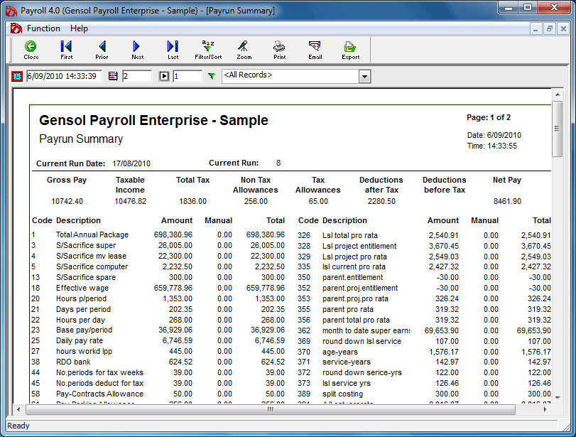 payroll sample template 15.9641