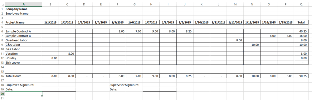 payroll sample template 9841