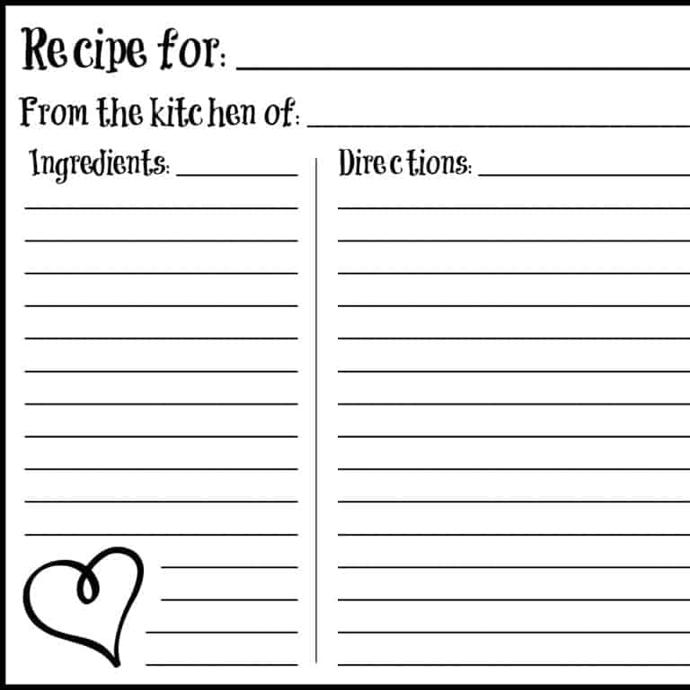 microsoft word recipe card template for mac