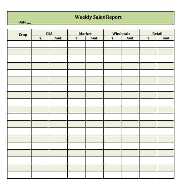 21+ Free Sales Report Template Word Excel Formats
