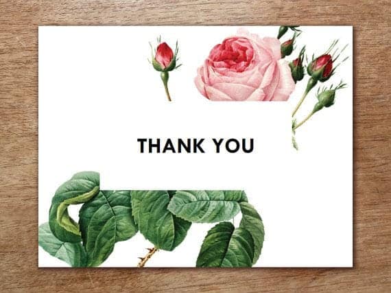 thank you card sample 21