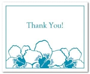 thank you card template 6461