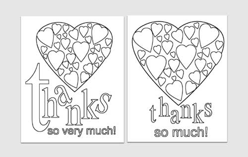 thank you card template 7461