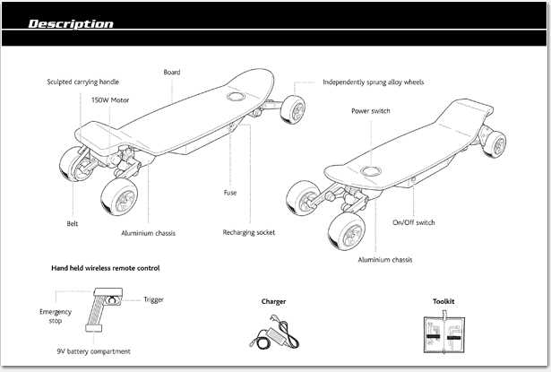 user manual sample 541