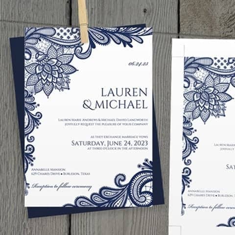 wedding invitation sample 14.641