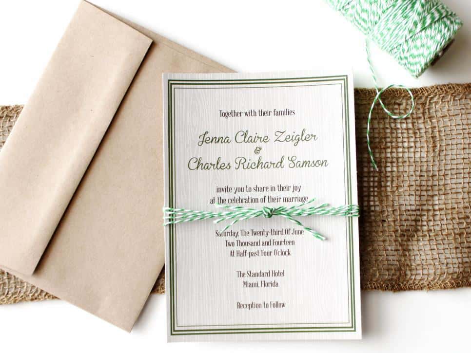 wedding invitation template 59741