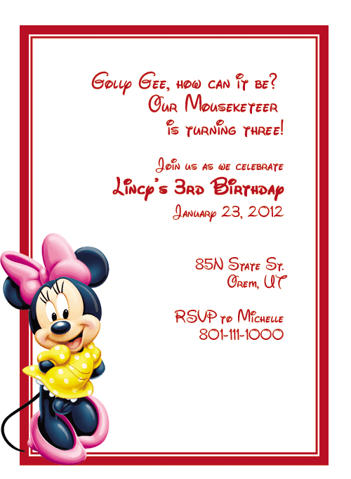 Birthday Invitation sample 541