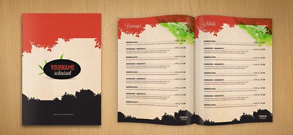 Free Restaurant Menu sample 10.61