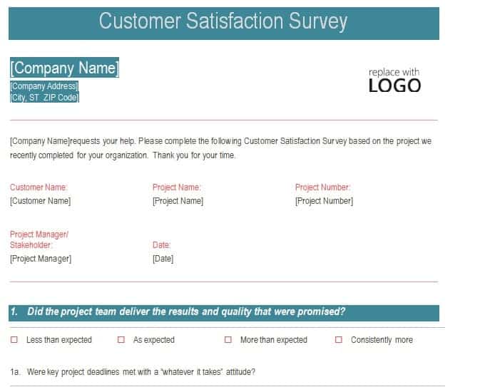 Satisfaction Survey sample 13.641