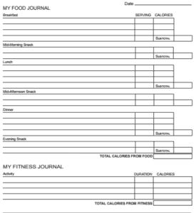 21+ Free Food Journal Template - Word Excel Formats