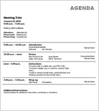 meeting agenda sample 15.64