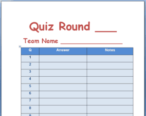 21+ Free Quiz Templates - Word Excel Formats