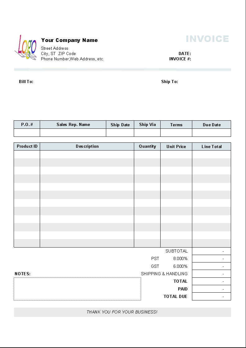 sales invoice sample 841