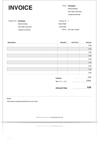 sales invoice template 3641