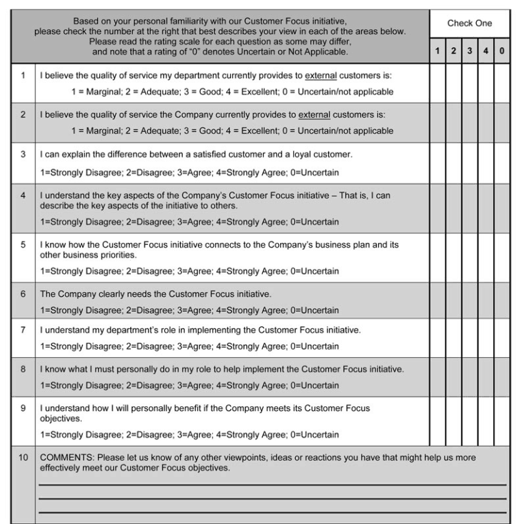 21+ Free Sample Survey Template - Word Excel Formats